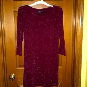 Red Sparkly Trixxi Dress (Juniors Sizing)
